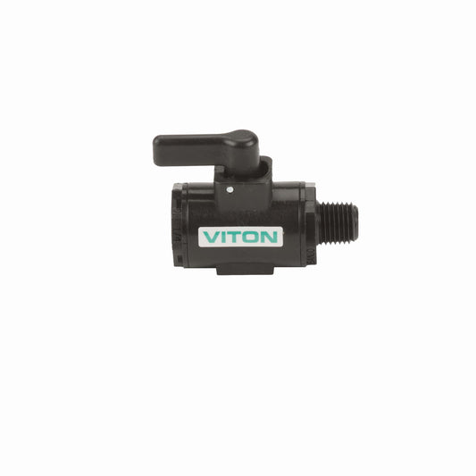 PP Valve Micro 1/4" FNPT X 1/4" MNPT