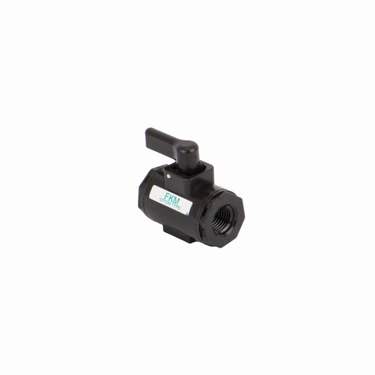 PP Valve Micro 1/4" FNPT X 1/4" FNPT