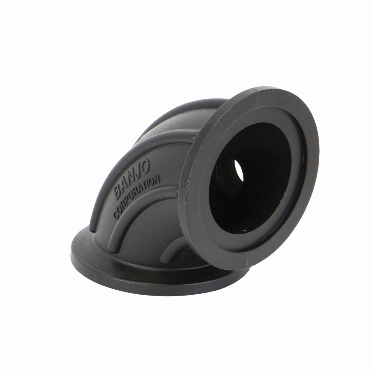 2" FP Flange X Flange Sweep w/ 1/2" Gauge Port