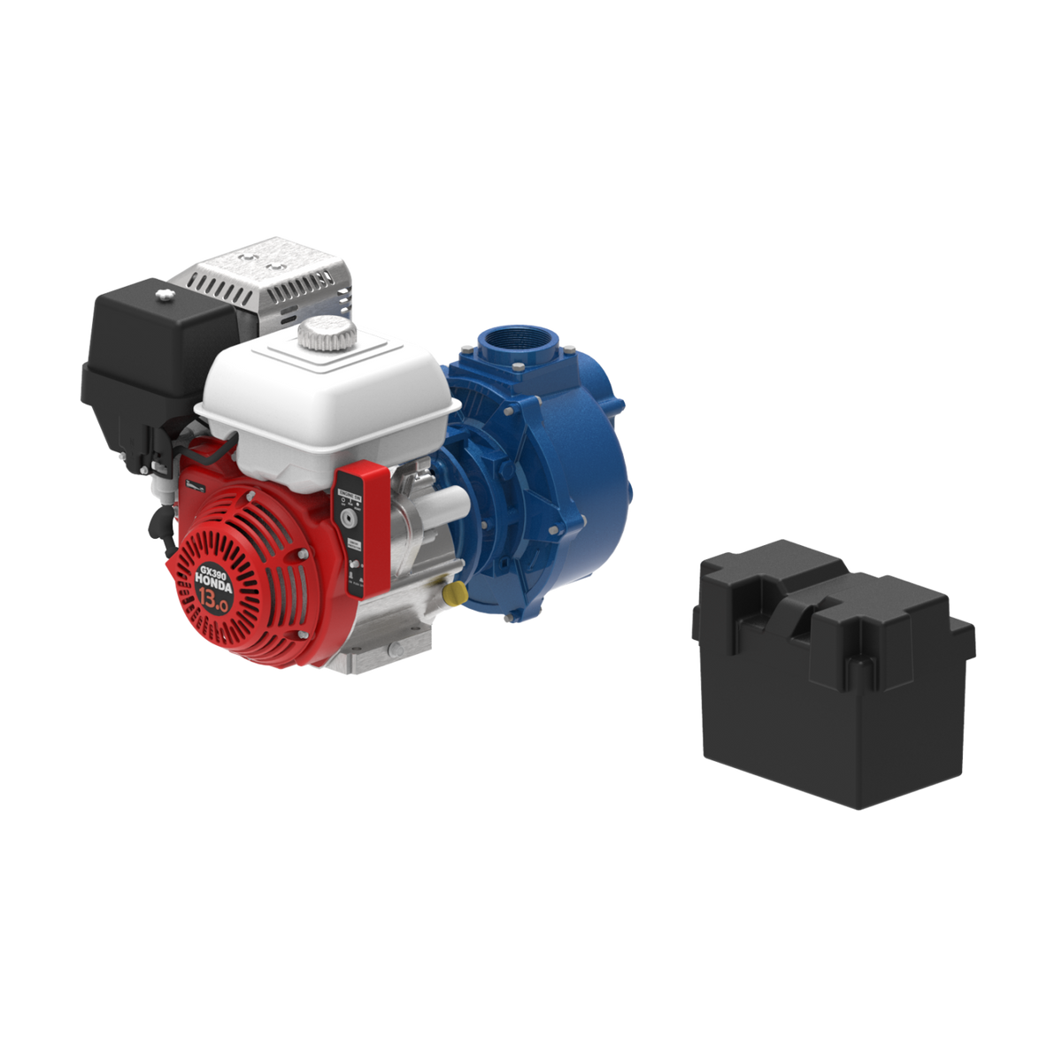 John Blue Pump (Cast Iron) w/ 13 HP Honda Kit