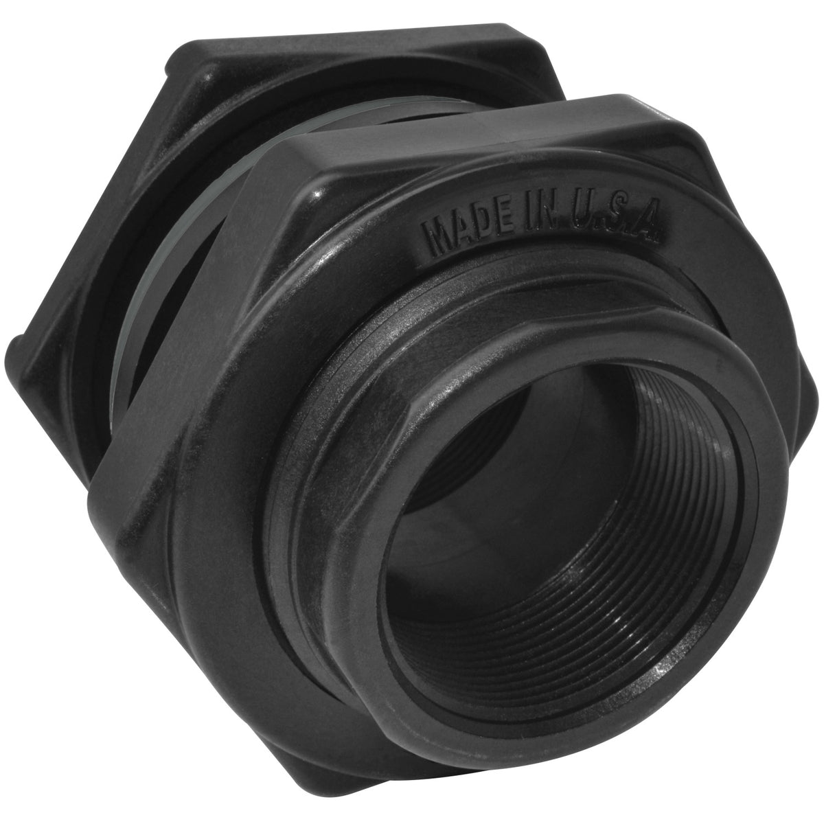 PP Bulkhead 1 1/2" FNPT X 1 1/2" FNPT